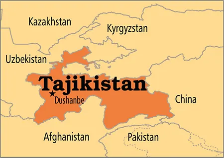 Location of  MBBS in Tajikistan